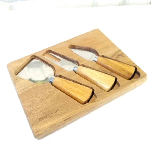 Italian Brandani 4 Pc Cheese Knife Set - Picture 3 of 6
